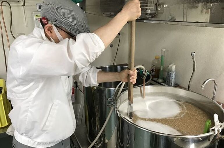 調理中